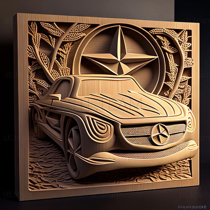 3D model Mercedes Benz R231 (STL)